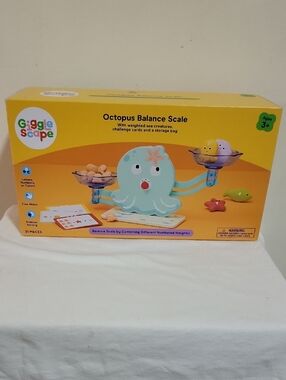 Giggle Scape Octopus Balance Scale Toy - Ages 3+